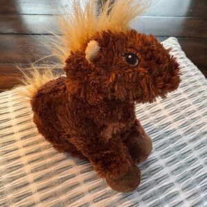 Kanz Webkinz Lil Kinz Horse Brown Plush- Size 6”